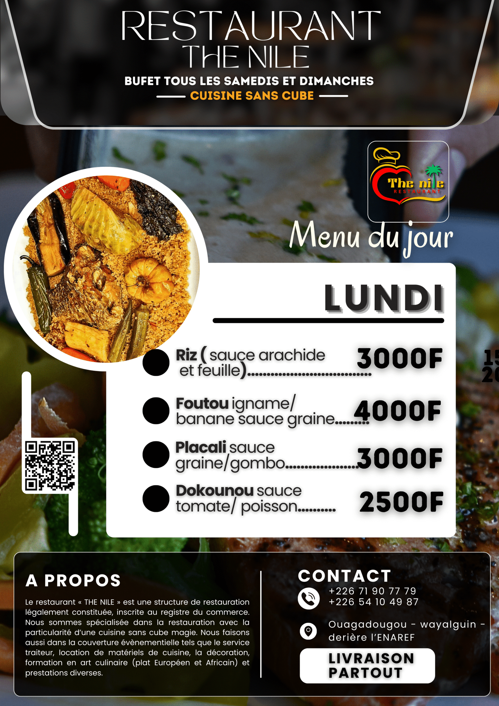 Menu Lundi