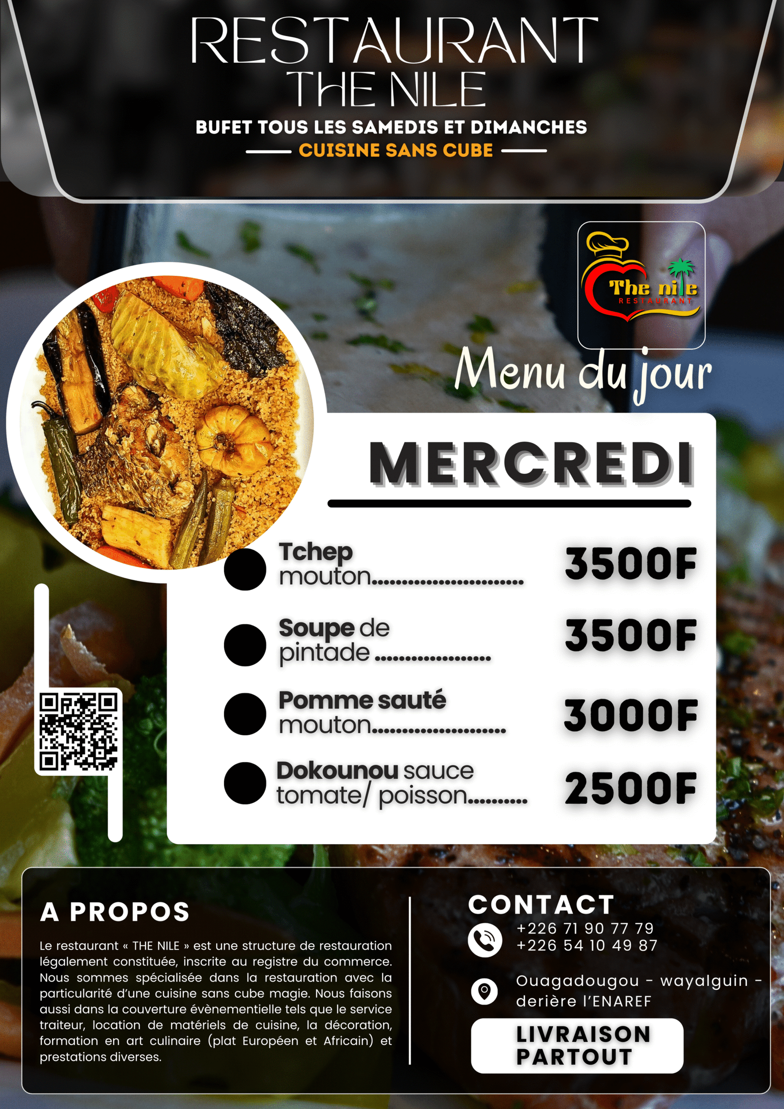 Menu Mercredi